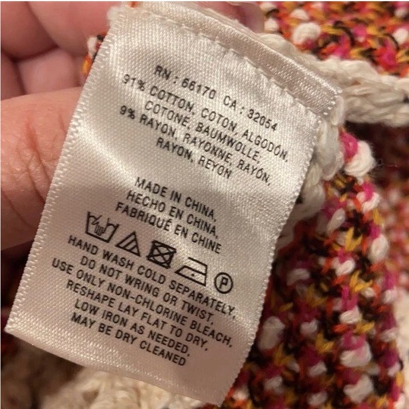 Rare Anthropologie Moth Pleiades Paisley Knit Open Cardigan - Picture 9 of 10